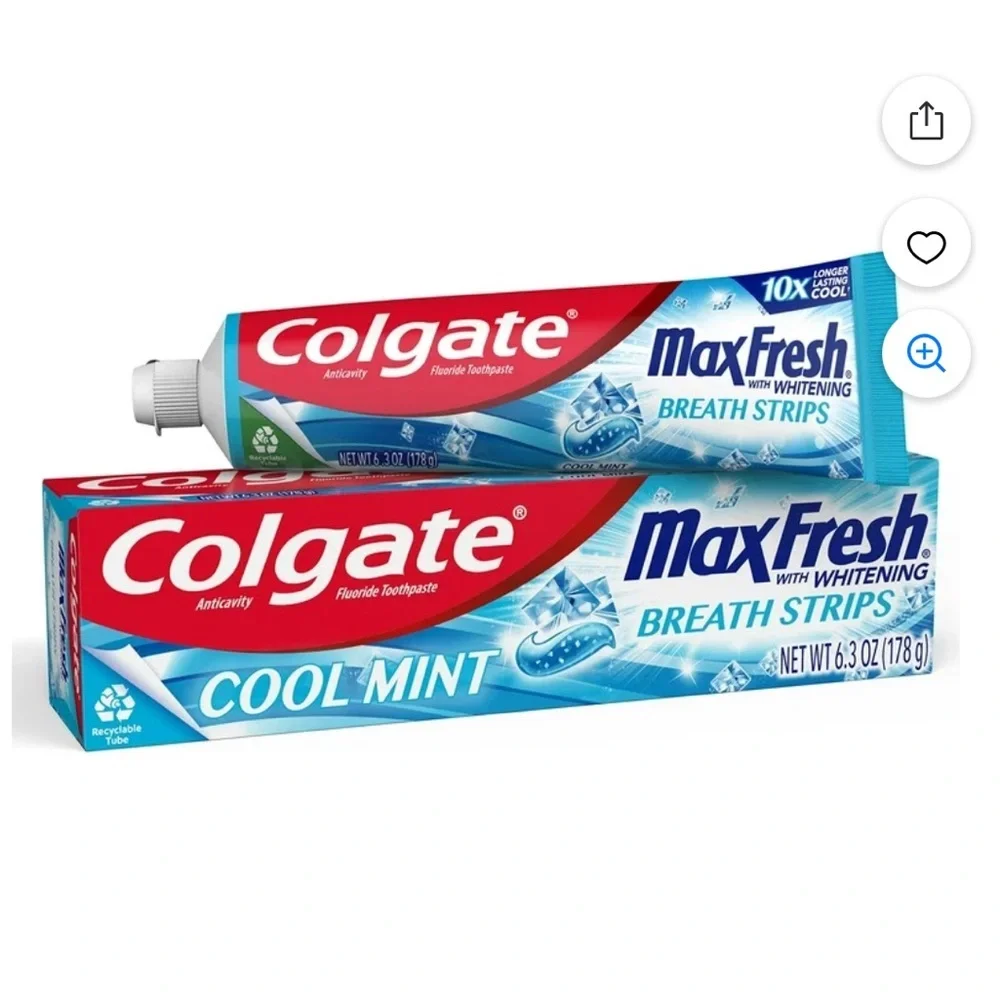 Colgate MaxFresh Whitening Breath Strips Toothpaste 5 Pack